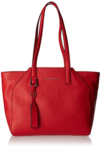 Piquadro Bd4324mu, Bolso tipo tote para Mujer, rojo, 14x27x32 cm (W x H x L)