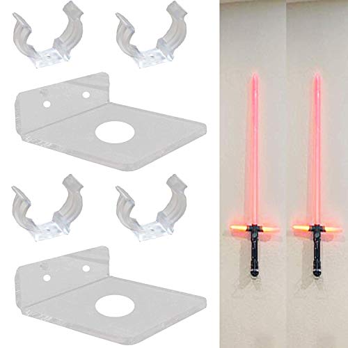 Pmsanzay (2 unidades) de acrílico transparente para Star Wars Light Saber FX Master réplicas Graflex LED, espadas de doble hoja – sin espada de luz