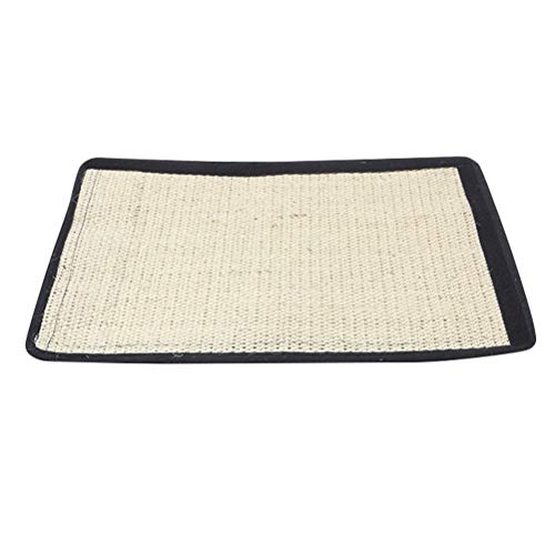 POPETPOP Alfombras Rascadoras para Gatos, Juguetes de Sisal para Gatos Portátil, Muebles Sofá Protector de Mesa - Talla L