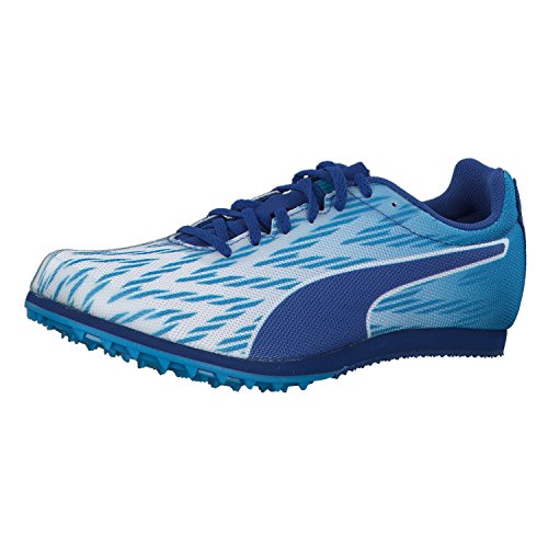 PUMA Evospeed Star 5.1 Low Boot Sneaker Sportschuhe Weiss-Blau Danube-Blau, tamaño:33