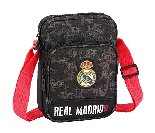 Real Madrid ST611924672 Equipaje, Niños Unisex, Negro, 22 cm