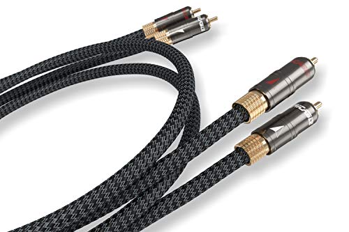 Ricable MR2 Magnus 2 x 2 m - High-End Cable Audio Interconexión analógico Cinch RCA Estéreo