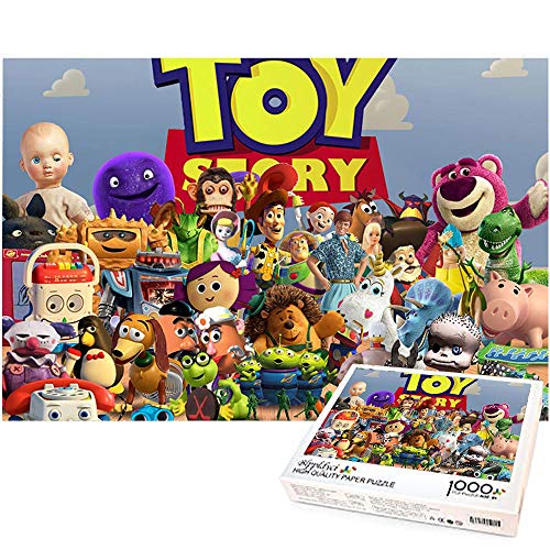 Rompecabezas de 1000 Piezas para Adultos Toy Story Decoración del hogar Juego de descompresión Rompecabezas para niños y Adultos Regalos 70x50cm-Toy Story