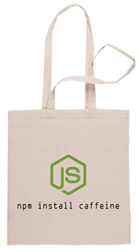 Rundi Camisa por Nodejs Programador Bolsa De Compras Shopping Bag Beige