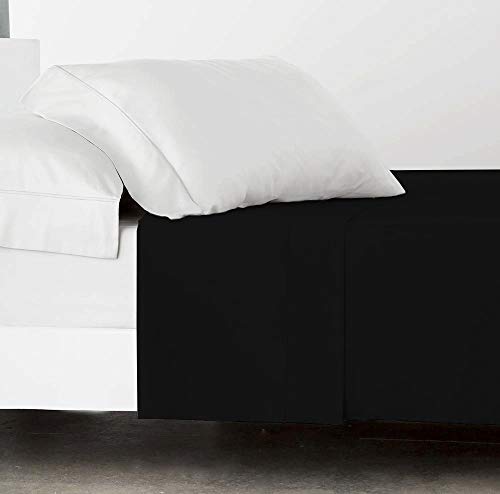 Sabanalia - Sábana Encimera Combina (Disponible en Varios tamaños y Colores), Cama 140 - 140 x 200, Negro