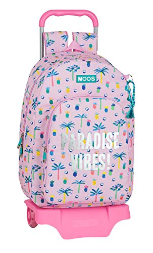 Safta 612022160 Mochila Escolar con Carro Safta de Moos Paradise