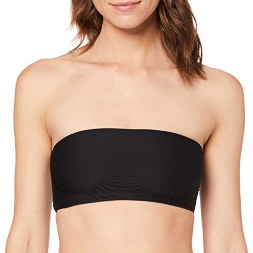 Seafolly Essentials Tube Top Parte de Arriba de Bikini, Negro (Black Black), 90B (Talla del Fabricante: 12) para Mujer