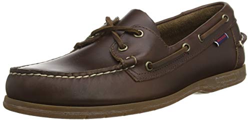 Sebago Endeavor FGL Oiled Waxy, Náuticos para Hombre, Marrón (Dk Brown/Gum 930), 46 EU