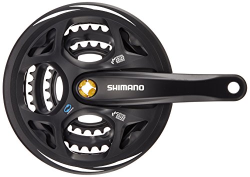 SHIMANO E-FCM311E888CL Bielas, Unisex-Adultos, Negro, 175 mm