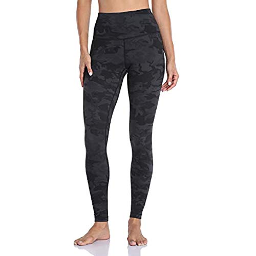 SHOBDW Pantalones Mujer Sólido Push Up Leggings Medias Cintura Alta Estiramiento Entrenamiento Fitness Deportes Gimnasio Pantalones Deportivos De Yoga con Bolsillo Oculto