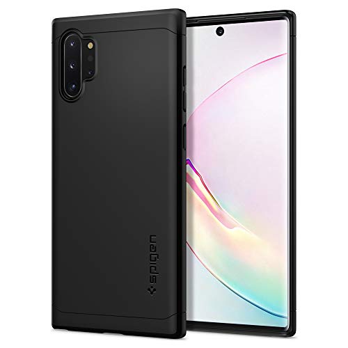 Spigen Funda Thin Fit Classic Compatible con Samsung Galaxy Note 10 Plus (2019), Diseño estilizado y Compacto - Negro