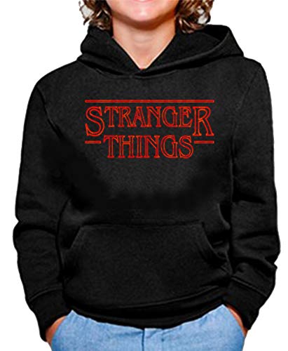 Sudadera de NIÑOS Stranger Things Once Series Retro 80 Eleven Will 004 9-11 Años