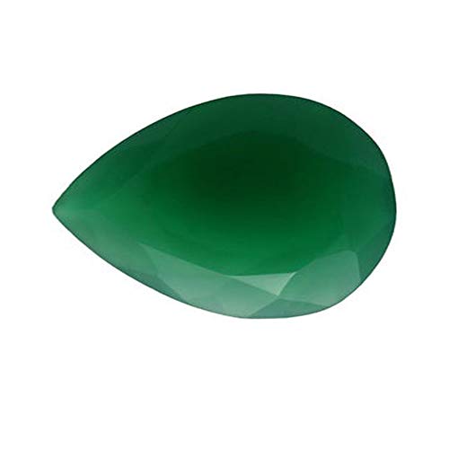 SURYAGEMS Piedra preciosa natural suelta en forma de pera 4 x 6 5 x 7 5 x 8 6 x 9 7 x 10 8 x 12 9 x 12 10 x 14 mm para fabricación de joyas. 5X8 mm verde