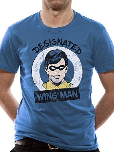 T-Shirt (Unisex-L) Designated Wing Man (Blue)