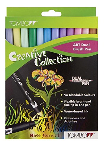 Tombow ABT-12C-2 - Paquete de 12 rotuladores con 2 colores cada uno