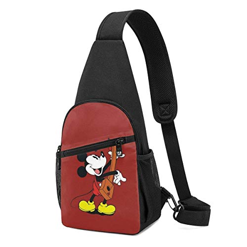 Trista Bauer Sling Bag - Mi-CK-EY-Mouse Crossbody Sling Mochila Viaje Senderismo Pecho Mochila Daypack para Mujeres Hombres-78