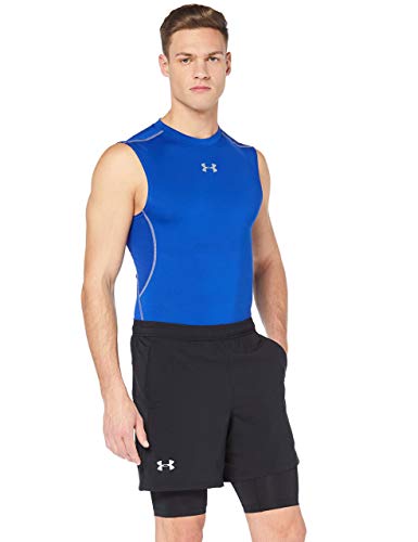 Under Armour Launch Sw 2-In-1 Corto, Hombre, Negro, XL