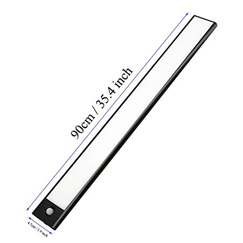 USB luz del sensor, bajo luces del gabinete, cocina de la luz, recargable, de conmutación de tres colores USB inalámbrico, con una sola tecla de control, fácil de instalar, disponible en 8 tamaños