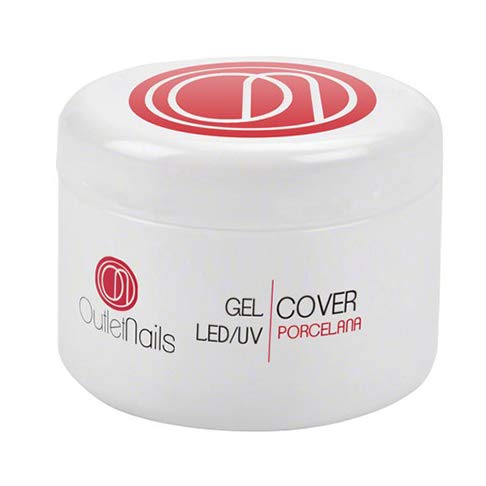 UV/LED Cover Gel color Porcelana Pink 50ml para Uñas | Outlet Nails