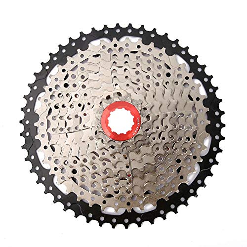 V GEBY Cassettes y piñones para Bicicleta de montaña, Piñón para Bicicleta de 10 velocidades 11-50T