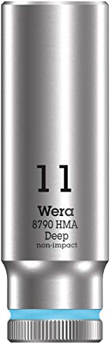 Wera 05004508001 Llave de Vaso 1/4", Cian, 11.0 mm