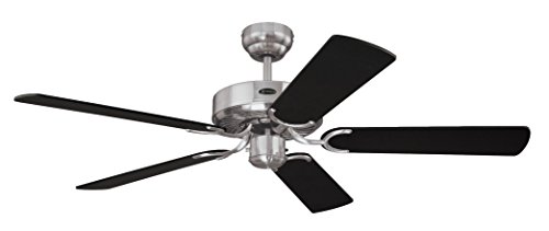 Westinghouse Ceiling Fans Cyclone Ventilador de Techo, Acero Satinado