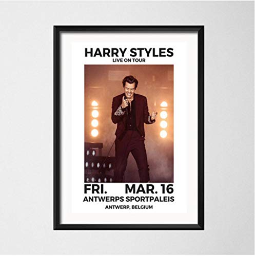 xiangpiaopiao Carteles E Impresiones Harry Styles World Tour Cantante En Vivo Lienzo Pintura Pared Arte Imagen Música Decorativa Decoración del Hogar 40X50Cm Lc-1615