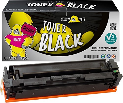 Yellow Yeti 201X CF400X Negro 2800 páginas Tóner Compatible para HP Color Laserjet Pro MFP M277dw M277n M274n M252dw M252n [3 años de garantía]