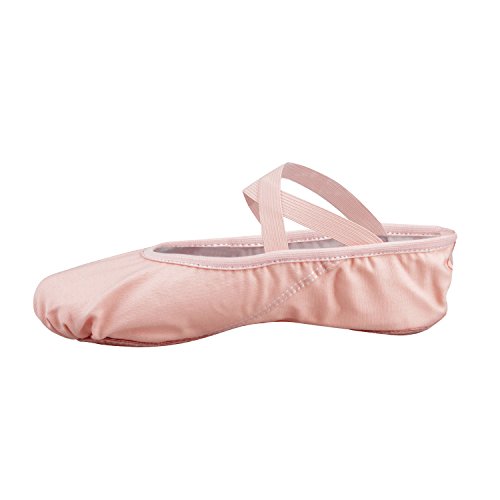 Zapatillas de Ballet Canvas Dance Zapatos Split Único Rosa 33