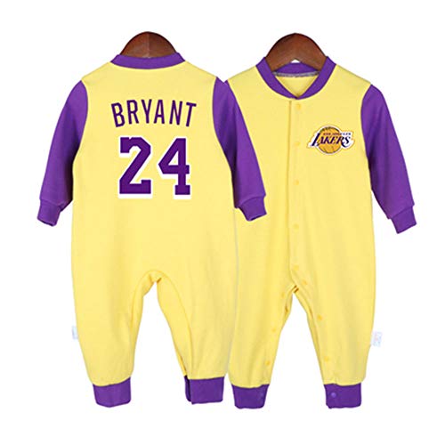 ZHYIYI Camiseta de Baloncesto para bebés Camiseta de algodón de Manga Larga Transpirable de algodón para bebés Camiseta de impresión Offset para bebés Hombres y Mujeres cómodos Camiseta de Baloncesto