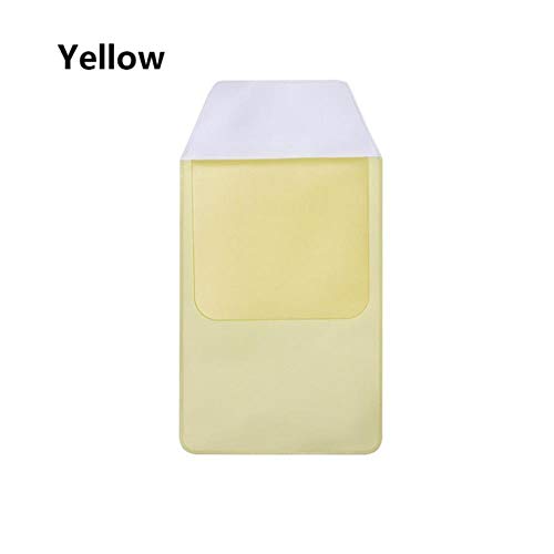 1 Uds protector de bolsillo multicolor a prueba de fugas bolsa de bolígrafo médicos enfermeras para bolígrafos suministros de hospital de oficina en stock, amarillo