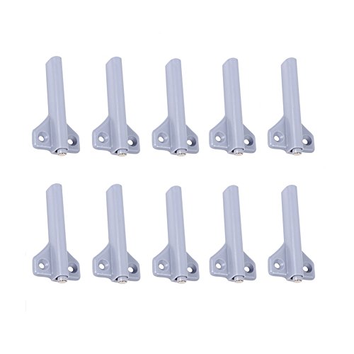 10pcs puerta gabinetes cajones Empuje para abrir sistema amortiguador Buffer magnético), carcasa de ABS con forma de avión