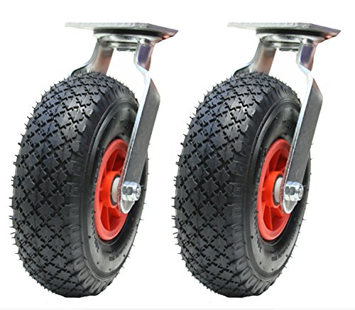 2-10"pulgadas 260mm ruedas giratorias ruedas neumático (300x4)