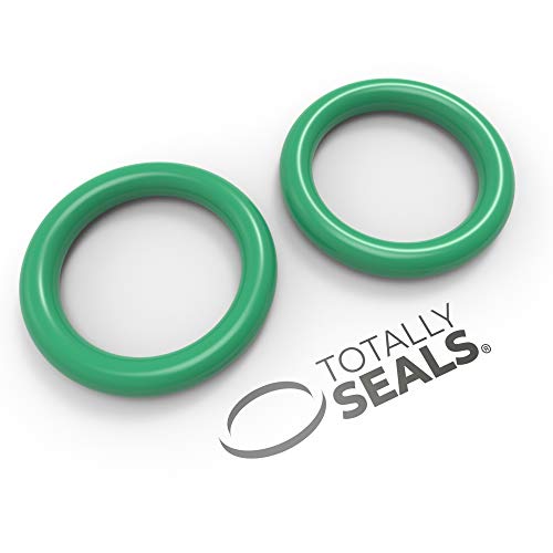 30 mm x 3 mm (36 mm OD) Green Viton® (FKM) juntas tóricas métricas de goma, dureza 75 A, paquete de 2