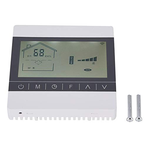 819RH 0-100 ° C LCD Programable Digital Inteligente Termostato de calefacción Controlador de temperatura inteligente ABS para el hogar