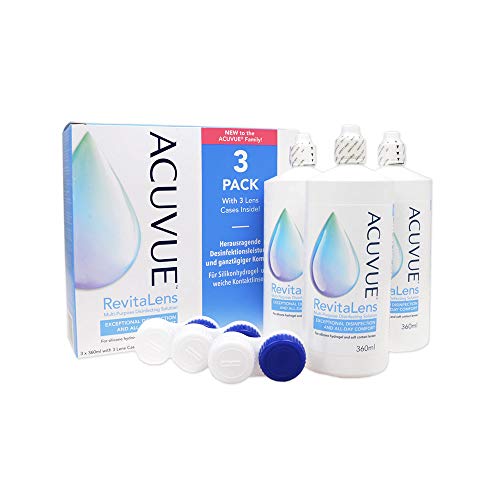 Acuvue Revitalens Solución Única 3x360ml