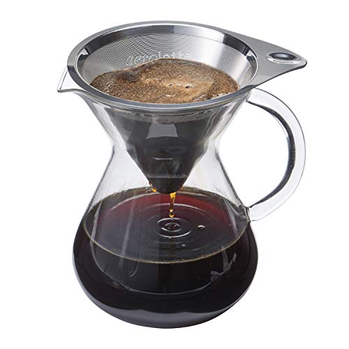 aerolatte CF2GS - Cafetera de goteo con microfiltro, acero inoxidable