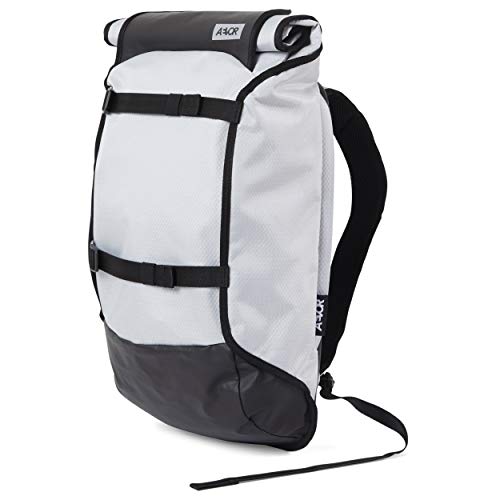 AEVOR Trip Pack - Mochila impermeable, ampliable, ergonómica, compartimento para portátil Proof Frost - Blanco Talla única