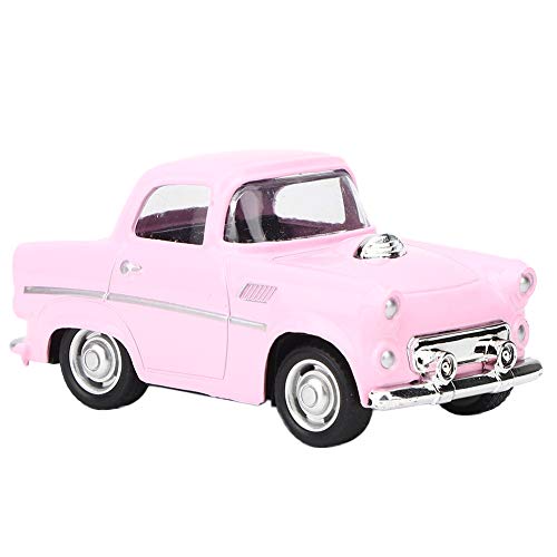 Aleación Coche clásico Modelo de simulación Retro Niños Kid Pull-Back Vehículo de Juguete Modelo de vehículo de simulación Vintage Regalo para bebé(Rosado)