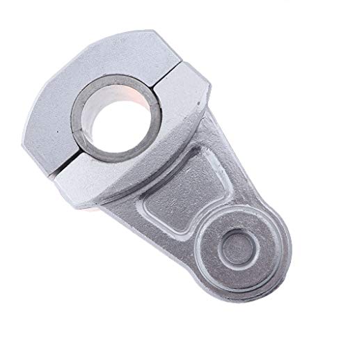 Almencla Elevador Diámetro Manillar de 28mm / 22mm para Moto - Plata