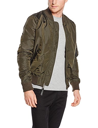 ALPHA INDUSTRIES Ma-1 TT Chaqueta, Gris (Rep.Grey 04), L para Hombre