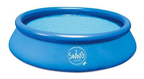 Ambientehome Quick Up Easy Piscina sobre Suelo Incluye Bomba de Filtro, Azul, 305 x 305 x 76 cm, 3879-P L, 26012