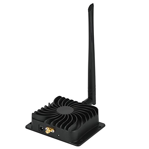 Amplificador de Señal Wifi,2.4GHz Bajo Ruido Disipación de Calor Avanzada, WiFi Repetidor de Señal Compatibilidad con PC /Computadora/para iPad/Teléfonos/Computadoras de escritorio/para PS4, etc(EU)