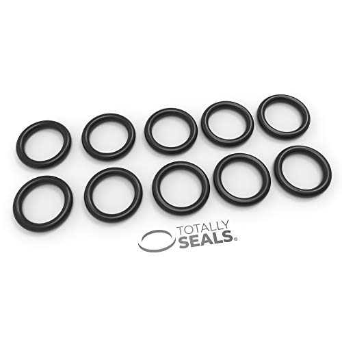 Anillos tóricos de goma de nitrilo negro (NBR) de 19 mm x 2 mm (23 mm OD) – dureza de la costa 70 A – paquete de 10