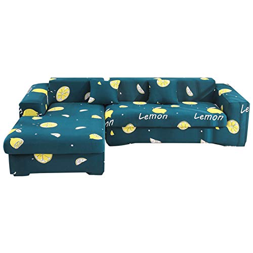 Antideslizante Fundas para Sofa,Impreso Funda Sofa Ajustables para Salon,1 2 3 4 Plazas La Funda para Sofa Elásticaidad Elástica Tela-Printed-9 2 Seat 140-185cm/55-73inch