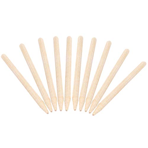 Artibetter 30pcs herramientas de lápiz de madera de alta resistencia para scratch art lápiz de madera stick art sticks