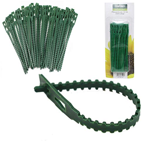 Attaches pour Plantes plantes Binder 13 cm long – Stable Lot de 50 clips pour petit & grand triebe spaliere Rose Feuilles Rank aide