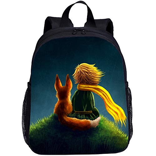 BATEKERYAS Mochila para Niños Fondo De Dibujos Animados De Principito, Adecuado para Viajes Escolares Mochilas Escolares para Niños Y Niñas [ B, 45 * 14 * 31 Cm ]