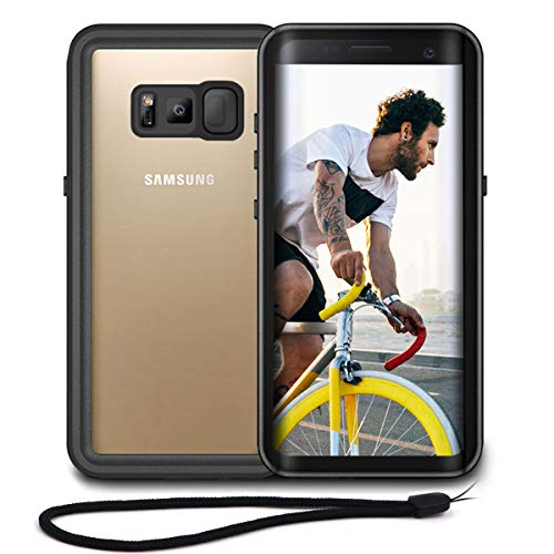 Beeasy Funda Samsung Galaxy S8,Impermeable 360 Grados Protección IP68 Carcasa Antigolpes Rígida Robusta Antigravedad Resistente al Impacto Militar Duradera Blindada Fuerte Seguridad Case Cover,Negro