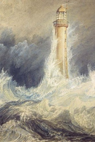 Bell Rock Lighthouse, William Turner: Journal (notebook, composition book) 160 Lined / ruled pages, 6x9 inch (15.24 x 22.86 cm) Laminated